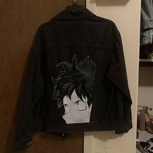 Painted denim jacket